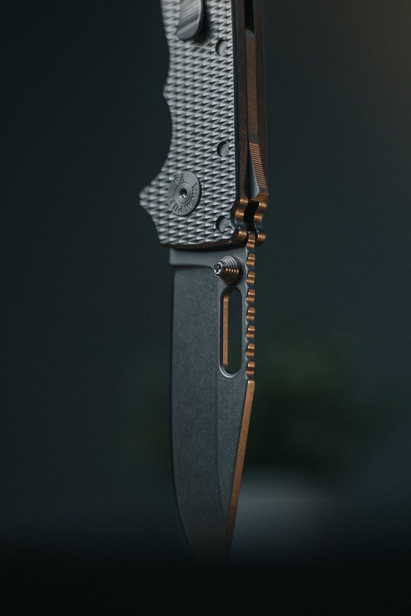 MGAD20S Titanium Clip Point Knife