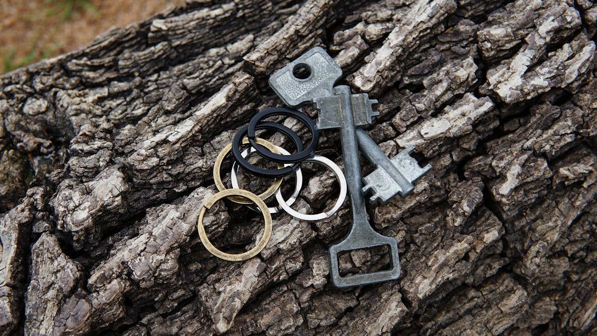 Urban Carvers Black Key Ring 2-Pack - Mukama