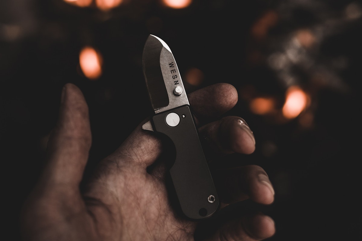 The WESN Microblade Keychain Pocket Knife