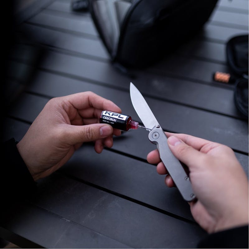 Knife Pivot Lube Combo Pack 2 - KPL Knife Pivot Oil and KPL ULTRA-LITE -  The Knife Joker
