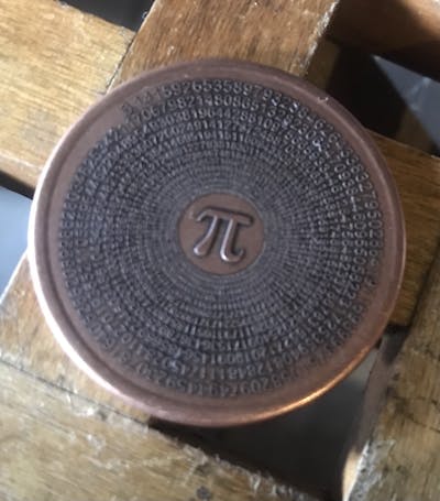 Pi 3.14 Copper Coin