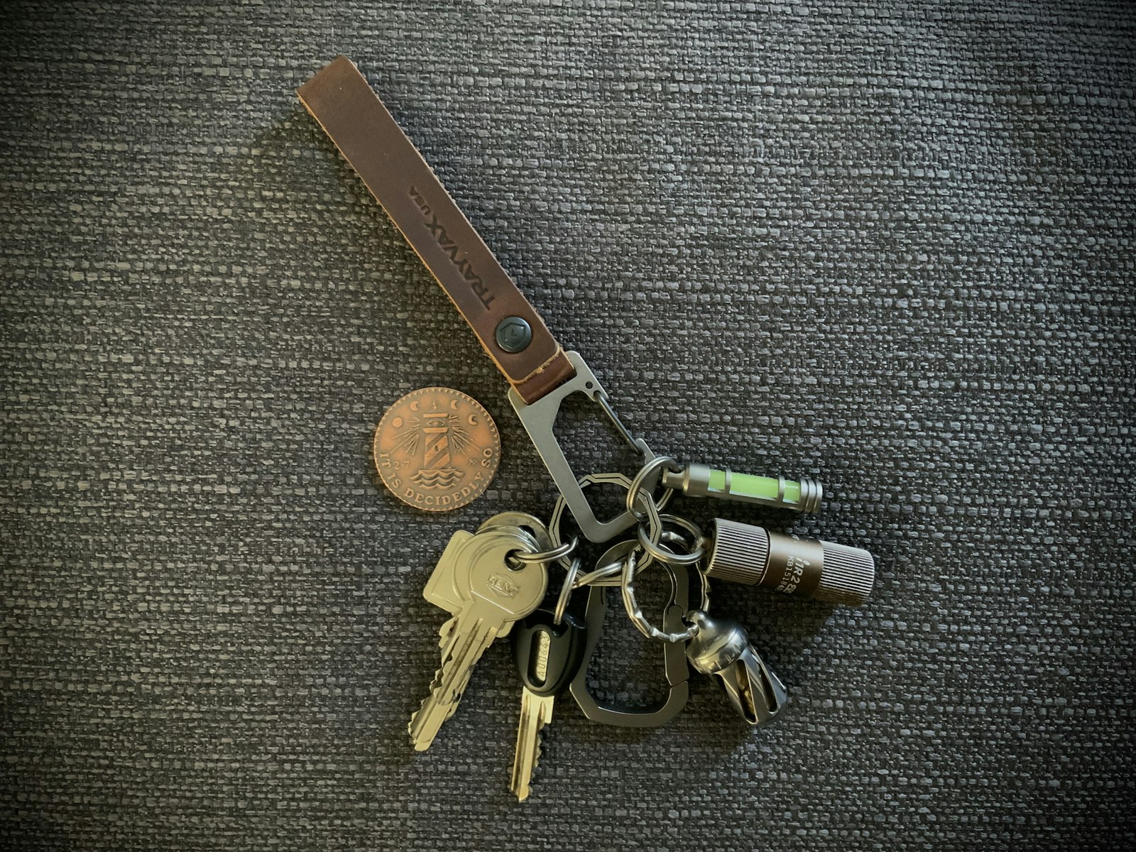 Handgrey Knox Titanium Keyring