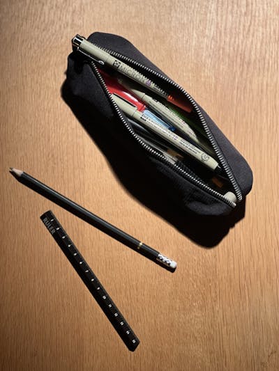 Minimalistic pencil case